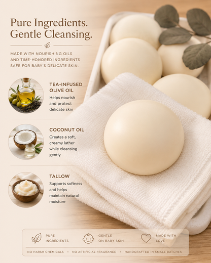 3 Fragrance-Free Soap for Newborns & Sensitive Skin