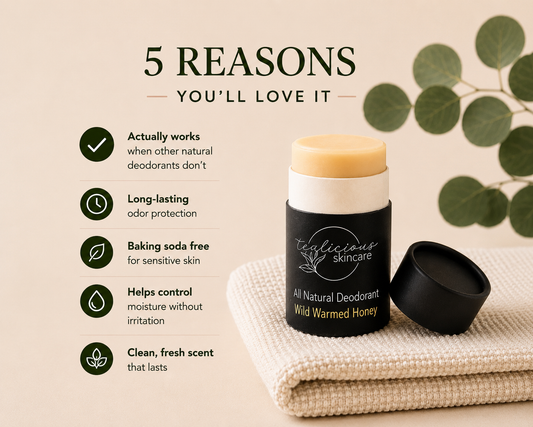 Natural Deodorant Wild Warmed Honey