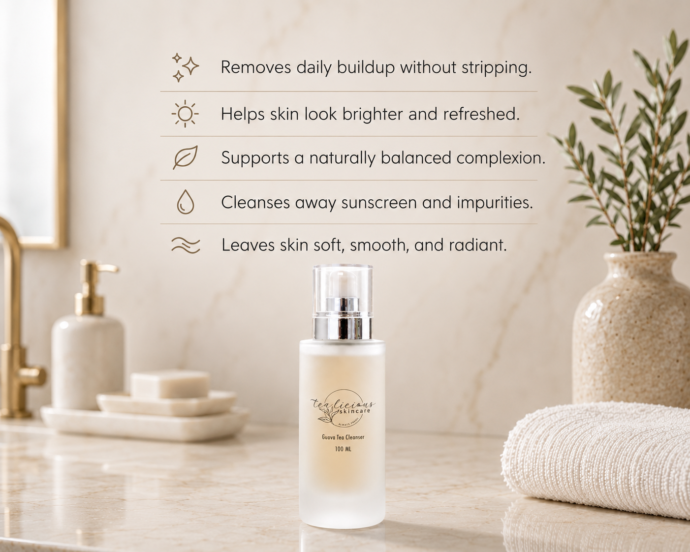 White Guava Tea Cleanser for Normal Skin