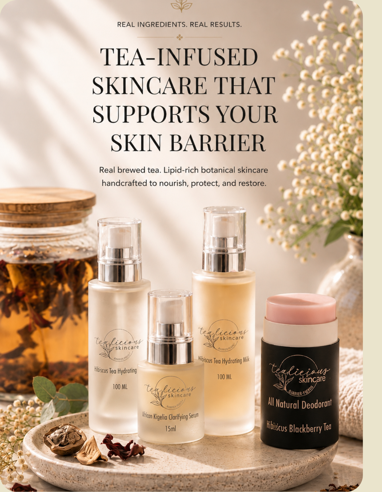 infused skincare mobile banner