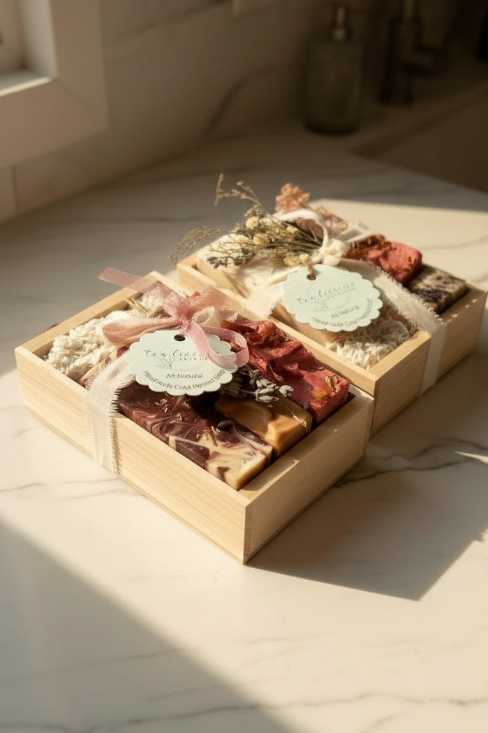 The Perfect Trio of Artisanal Cold-Pressed Soaps Tealicious Skincare
